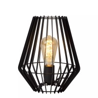 REDA galda lampa 1xE27 40 W melna (Lucide)