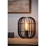 REDA galda lampa Ø22 cm 1xE27 40 W melna (Lucide)
