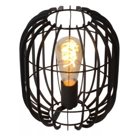 REDA galda lampa Ø22 cm 1xE27 40 W melna (Lucide)
