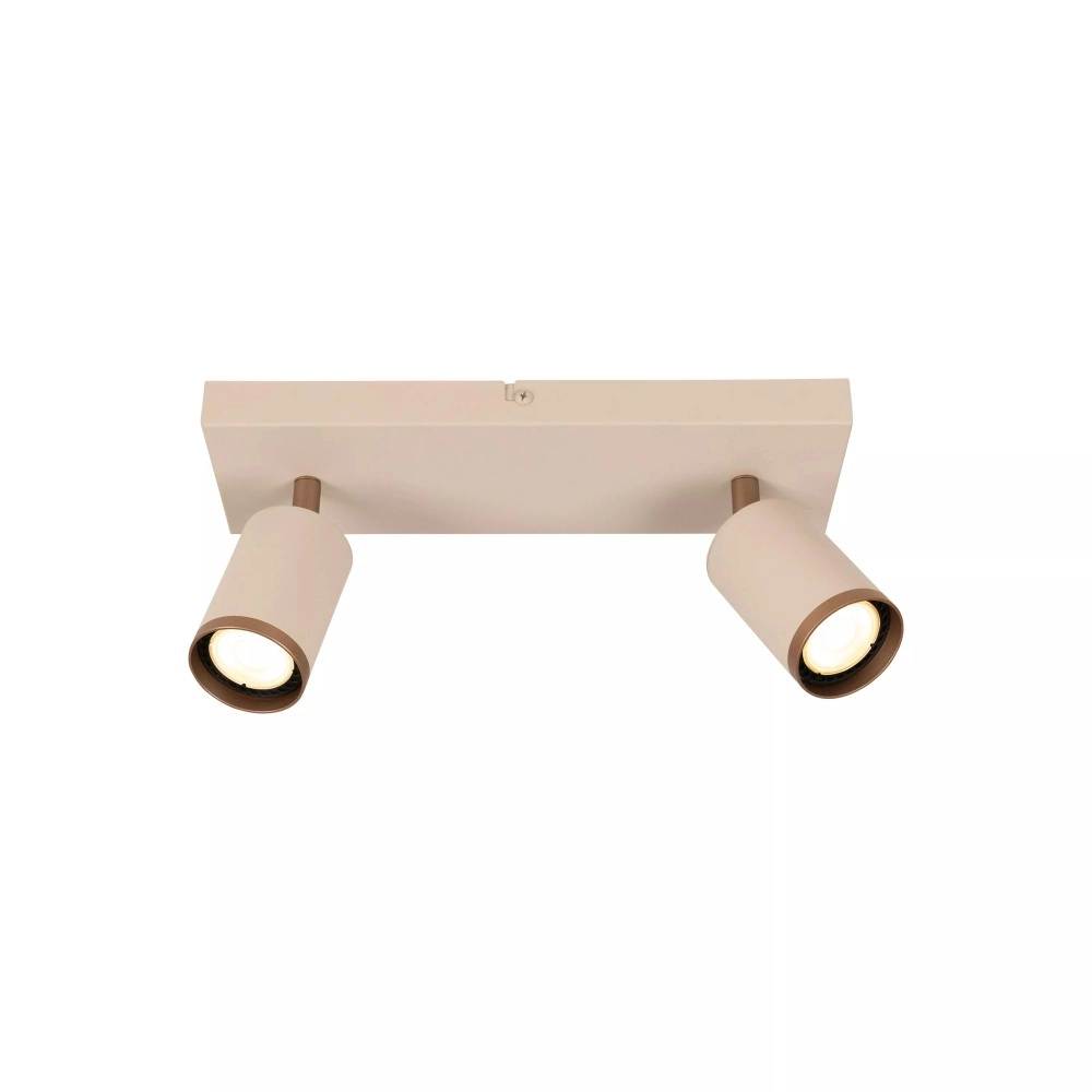 REGINA griestu prožektors 2xGU10 taupe (Lucide)