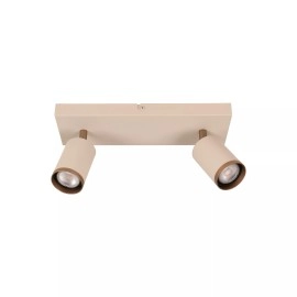 REGINA griestu prožektors 2xGU10 taupe (Lucide)