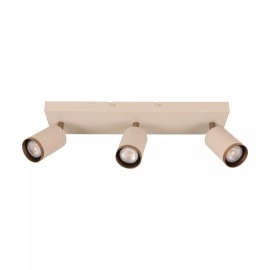 REGINA griestu prožektors 40 cm 3xGU10 taupe (Lucide)