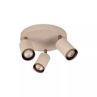 REGINA griestu prožektors Ø21 cm 3xGU10 taupe (Lucide)