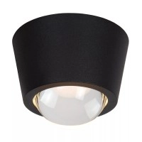RIGON griestu lampa LED 6W 3000K melna (Lucide)