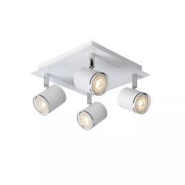 RILOU griestu prožektors GU10 LED 4x5W 3000K balts (Lucide)