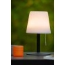RIO uzlādējama āra galda lampa Ø15,5 cm LED RGB IP44 daudzkrāsu (Lucide)