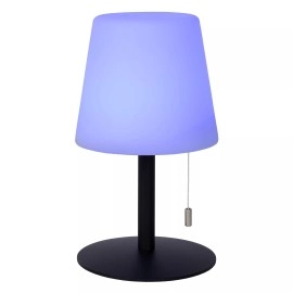 RIO uzlādējama āra galda lampa Ø15,5 cm LED RGB IP44 daudzkrāsu (Lucide)