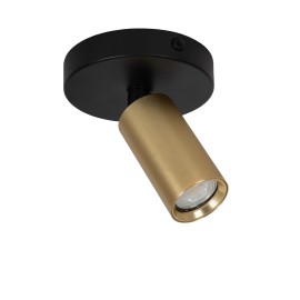 RITMO griestu prožektors 1xGU10 (MR11) matēts zelts / misiņš (Lucide)