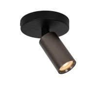 RITMO griestu prožektors 1xGU10 (MR11) kafijas tonī (Lucide)