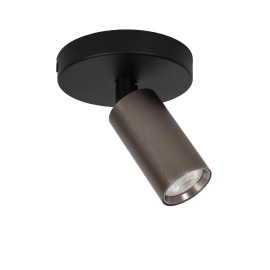 RITMO griestu prožektors 1xGU10 (MR11) kafijas tonī (Lucide)