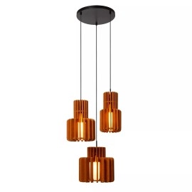 ROLLO piekaramā lampa 3xE27 terakota (Lucide)