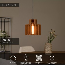 ROLLO piekaramā lampa 1x40W E27 terakota (Lucide)