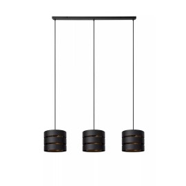 ROSAS piekaramā lampa 130 cm 3 x E27 melna (Lucide)