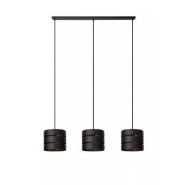 ROSAS piekaramā lampa 130 cm 3 x E27 melna (Lucide)