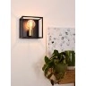 RUBEN Sienas lampa 1x40W E27 melna (Lucide)