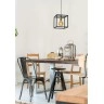 RUBEN Piekaramā lampa 1x40W E27 melna (Lucide)