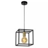 RUBEN Piekaramā lampa 1x40W E27 melna (Lucide)