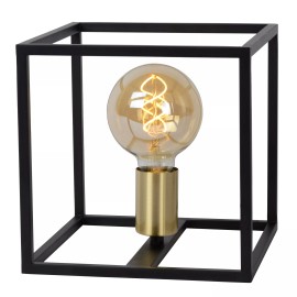 RUBEN Galda lampa 1x40W E27 melna (Lucide)