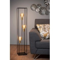 RUBEN Stāvlampa 3x40W E27 melna (Lucide)
