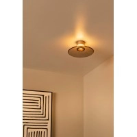SANTIAGO griestu lampa Ø23 cm LED 10W CCT dzintara (Lucide)