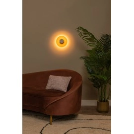 SANTIAGO sienas lampa Ø23 cm LED 10W CCT dzintara (Lucide)