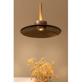 SANTIAGO piekaramā lampa Ø32 cm LED 16W CCT dzintara (Lucide)