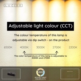 SANTIAGO piekaramā lampa 150 cm 5 x 10W LED CCT dzintara (Lucide)