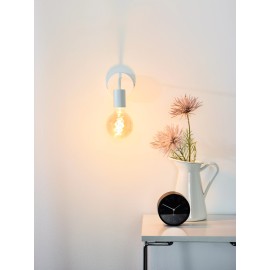 SCOTT sienas lampa 1xE27 40 W balta (Lucide)
