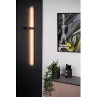SEGIN sienas lampa 90 cm LED 10 W 2700K melna (Lucide)