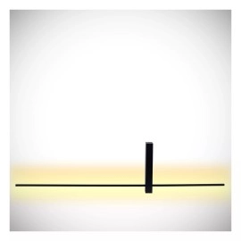 SEGIN sienas lampa 90 cm LED 10 W 2700K melna (Lucide)