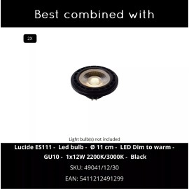 SENSAS stāvlampa 33 cm × 15 cm × 75 cm 2x12W balta (Lucide)