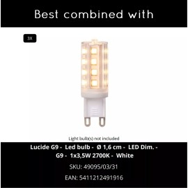 SENTINO griestu lampa G9 oranža (Lucide)