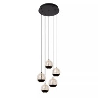 SENTUBAL piekaramā lampa Ø35 cm LED 5 x 5,2 W 2700K melna (Lucide)