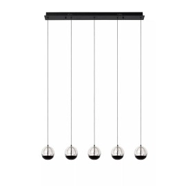 SENTUBAL piekaramā lampa 95 cm LED 5 x 5,3 W 2700K melna (Lucide)