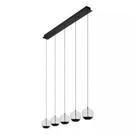 SENTUBAL piekaramā lampa 95 cm LED 5 x 5,3 W 2700K melna (Lucide)