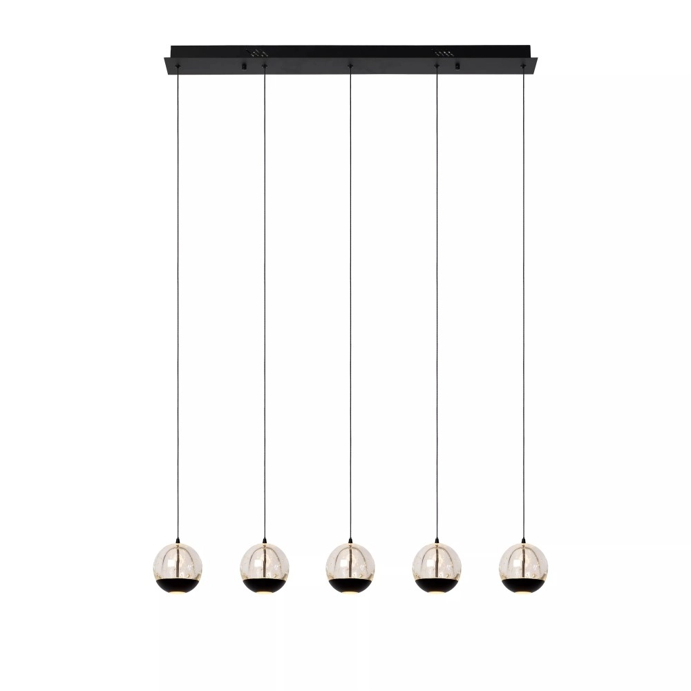 SENTUBAL piekaramā lampa 95 cm LED 5 x 5,3 W 2700K melna (Lucide)