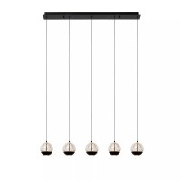 SENTUBAL piekaramā lampa 95 cm LED 5 x 5,3 W 2700K melna (Lucide)