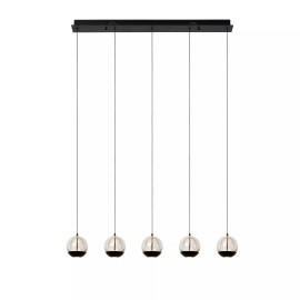 SENTUBAL piekaramā lampa 95 cm LED 5 x 5,3 W 2700K melna (Lucide)