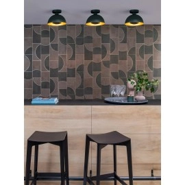 SIEMON griestu lampa Ø 25 cm 1xE27 zaļa (Lucide)