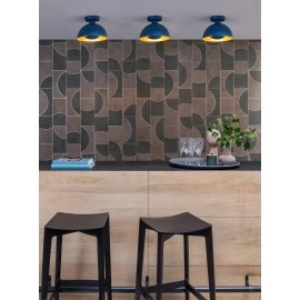 SIEMON griestu lampa Ø 25 cm 1xE27 zila (Lucide)