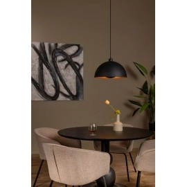 SIEMON piekaramā lampa Ø 40 cm 1xE27 melna (Lucide)