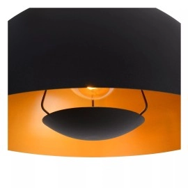 SIEMON piekaramā lampa Ø 40 cm 1xE27 melna (Lucide)