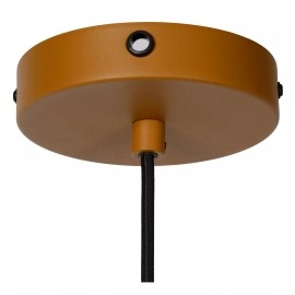 SIEMON piekaramā lampa Ø 40 cm 1xE27 okera dzeltenā tonī (Lucide)