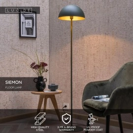 SIEMON stāvlampa Ø 35 cm 1xE27 zaļa (Lucide)