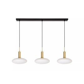 SINGALA piekaramā lampa 3xE27 matēta zelta / misiņa (Lucide)