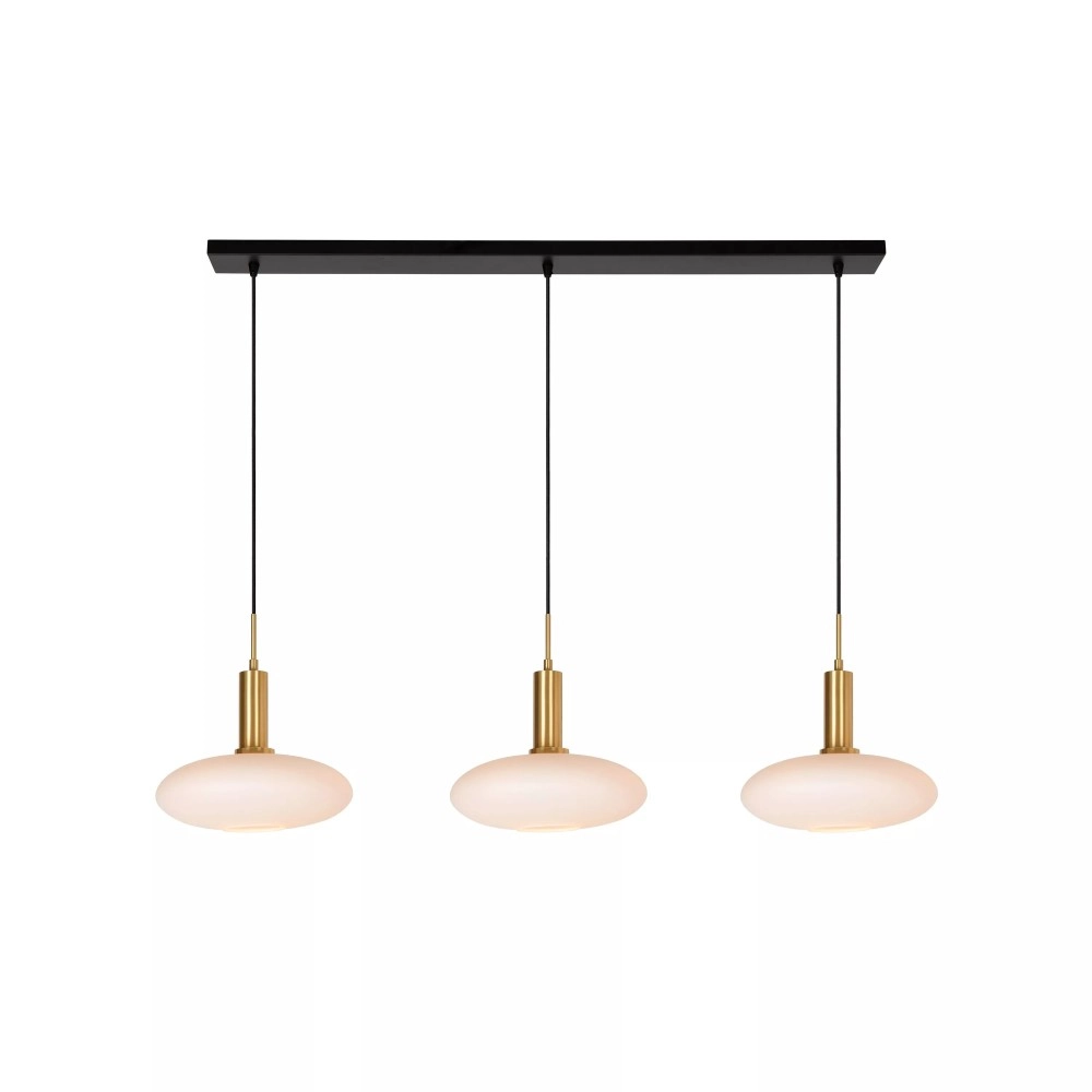 SINGALA piekaramā lampa 3xE27 matēta zelta / misiņa (Lucide)