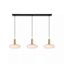 SINGALA piekaramā lampa 3xE27 matēta zelta / misiņa (Lucide)