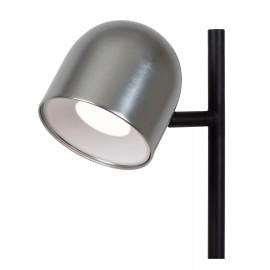 SKANSKA RECH uzlādējama stāvlampa LED 1x3 W 3000-6000K pelēka dzelzs (Lucide)