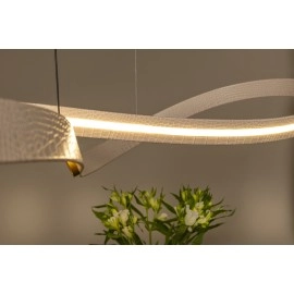 SLALOM piekaramā lampa 80W krēmkrāsā (Lucide)