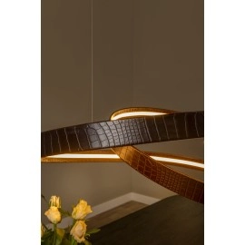 SLALOM piekaramā lampa 80W kafijas tonī (Lucide)